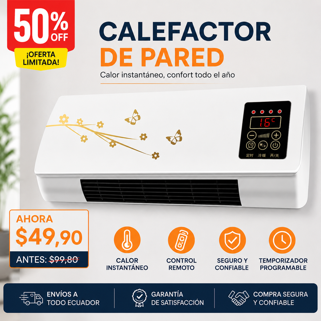 DualTemp - Ventilax Portátil, Potente y Económico 50% OFF
