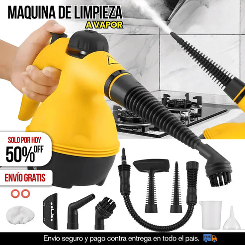 UltraClean 360™ – Elimina Grasa, Suciedad y Bacterias con el Poder del Vapor